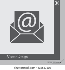 e-mail icon. Vector illustration 