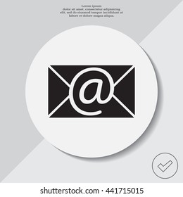 e-mail icon. Vector illustration 