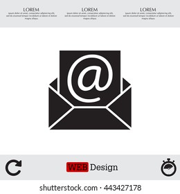 e-mail icon. Vector illustration 