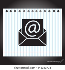 e-mail icon. Vector illustration 