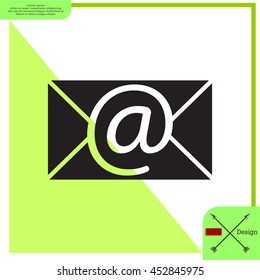 e-mail icon. Vector illustration 