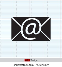 e-mail icon. Vector illustration 