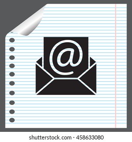 e-mail icon. Vector illustration 