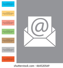 e-mail icon. Vector illustration 