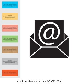e-mail icon. Vector illustration 