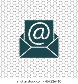 e-mail icon. Vector illustration 
