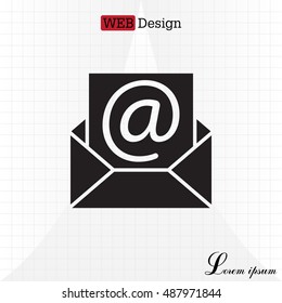 e-mail icon. Vector illustration 