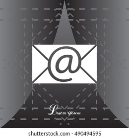 e-mail icon. Vector illustration 