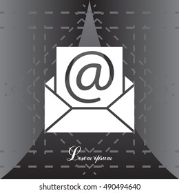 e-mail icon. Vector illustration 
