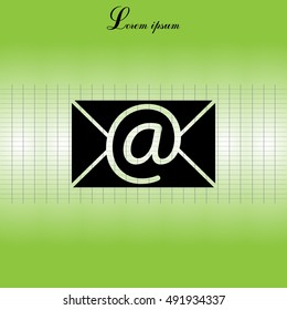 e-mail icon. Vector illustration 