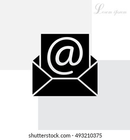 e-mail icon. Vector illustration 