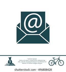 e-mail icon. Vector illustration 