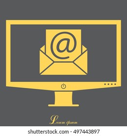 e-mail icon. Vector illustration 