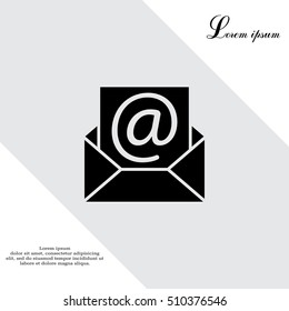 e-mail icon. Vector illustration 