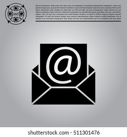 e-mail icon. Vector illustration 