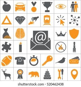 e-mail icon. Vector illustration 