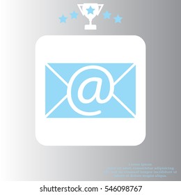 e-mail icon. Vector illustration 