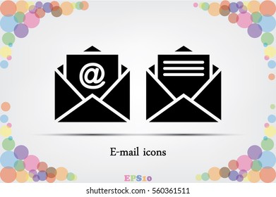 Email icon vector illustration 