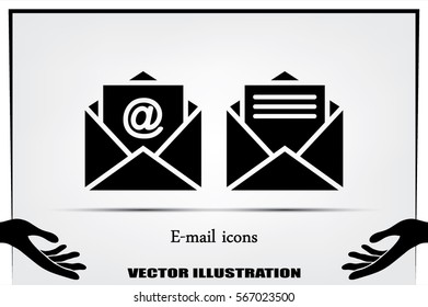 Email icon vector illustration 