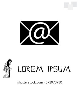 e-mail icon. Vector illustration 