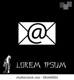 e-mail icon. Vector illustration 
