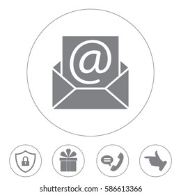 e-mail icon. Vector illustration 