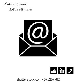e-mail icon. Vector illustration 
