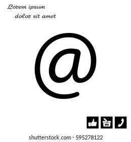 email icon. Vector illustration