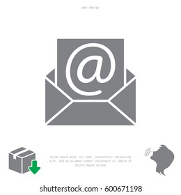 e-mail icon. Vector illustration 