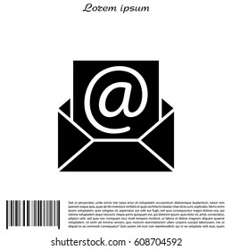 e-mail icon. Vector illustration 