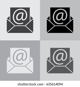 e-mail icon. Vector illustration 