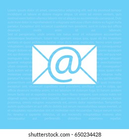 e-mail icon. Vector illustration 