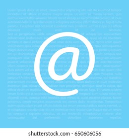 email icon. Vector illustration