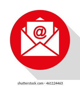 Email icon vector illustration eps10.