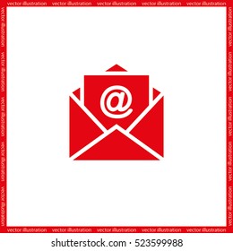 Email icon vector illustration eps10.