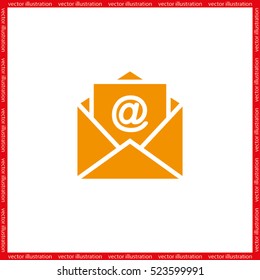 Email icon vector illustration eps10.
