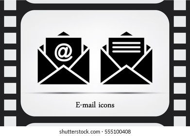 Email icon vector illustration eps10