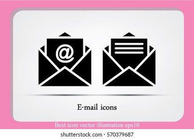 Email icon vector illustration eps10