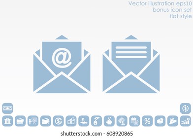 Email icon vector illustration eps10