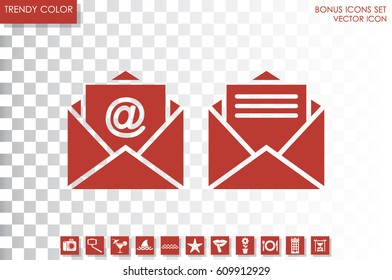Email icon vector illustration eps10