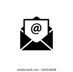 Email icon vector illustration flat style