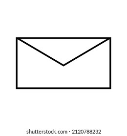 E-Mail-Symbol, Vektorgrafik. Flachdesign-Stil
auf weißem Hintergrund