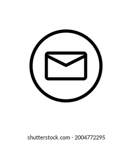 email icon and  Vector illustration isolated on a white background. Premium quality for mobile apps, user interface, presentation, and website. pixel perfect icon