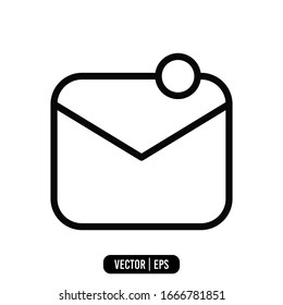Email icon vector illustration logo template for many purpose. Isolated on white background.
