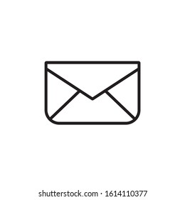 Email icon vector illustration on white background