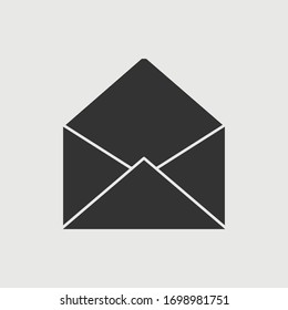 E-Mail-Symbol für die Vektorillustration von Webseiten und Grafikdesign