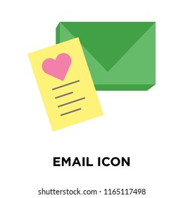 Email icon vector isolated on white background, Email transparent sign , question symbols