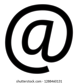 Email icon vector isolated on white background. Trendy email icon in flat style. Modern template for web site, app and ui. Creative business concept, vector illustration