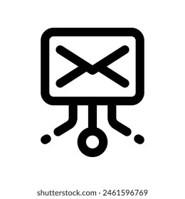 email icon. vector line icon for your website, mobile, presentation, and logo design.