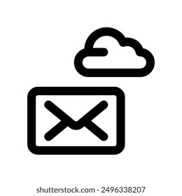 email icon. vector line icon for your website, mobile, presentation, and logo design.